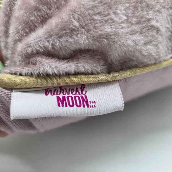 Harvest Moon Decorative Beaded Pumpkin Velvet Throw Pillow Rectangular Accent - Picture 6 of 10